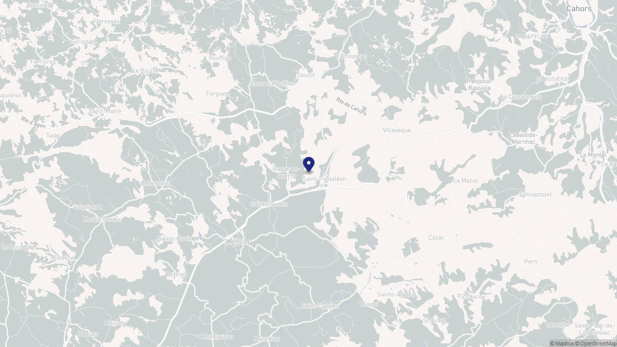 Aperçu cartographique de Barguelonne-en-Quercy, centré sur la commune