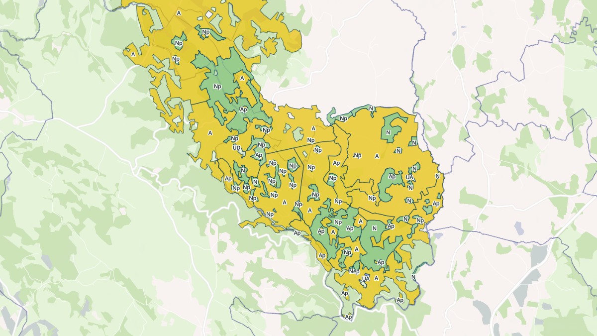 Aperçu cartographique de Saint-Hilaire, centré sur la commune