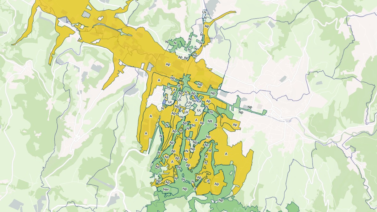 Aperçu cartographique de Saint-Jean-Lespinasse, centré sur la commune