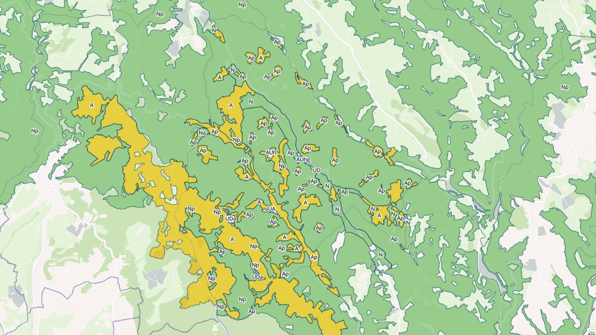 Aperçu cartographique de Saint-Perdoux, centré sur la commune