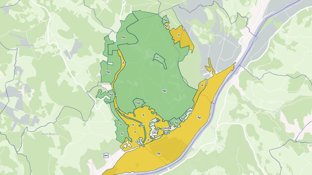 Aperçu cartographique de Saint-Pierre-Toirac, centré sur la commune