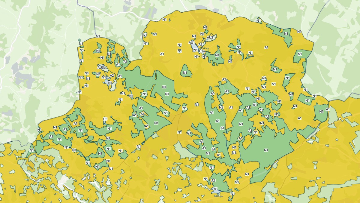 Aperçu cartographique de Sénaillac-Lauzès, centré sur la commune