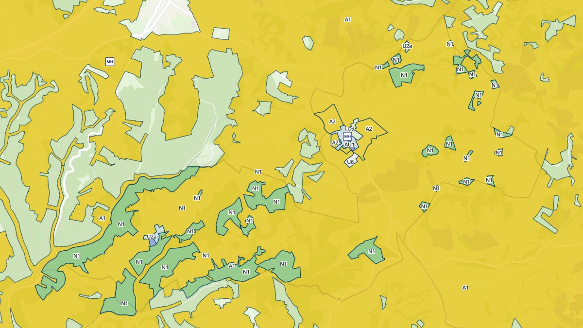 Aperçu cartographique de Soulomès, centré sur la commune