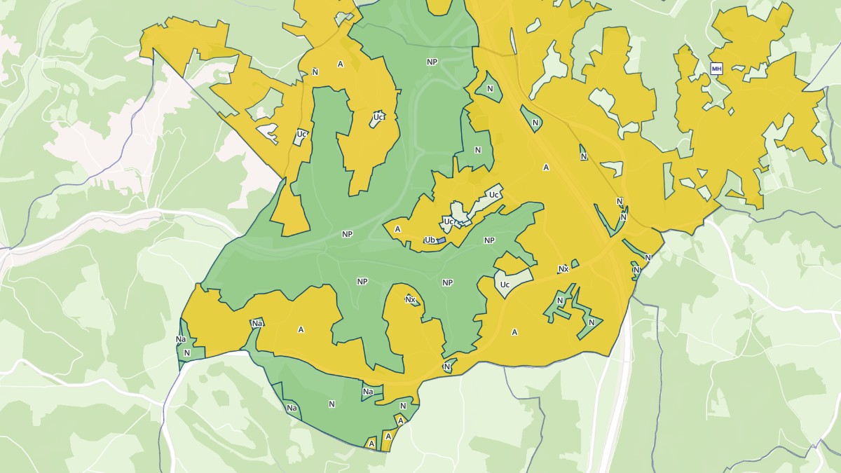 Aperçu cartographique de Ussel, centré sur la commune