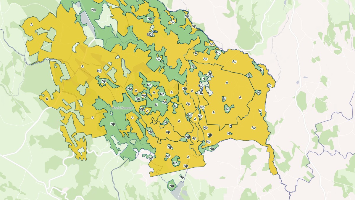 Aperçu cartographique de Bessonies, centré sur la commune