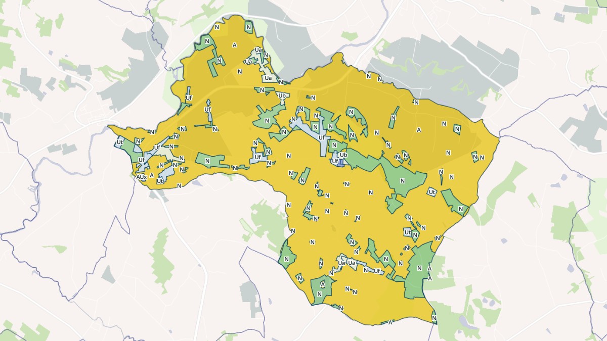 Aperçu cartographique de Agnac, centré sur la commune