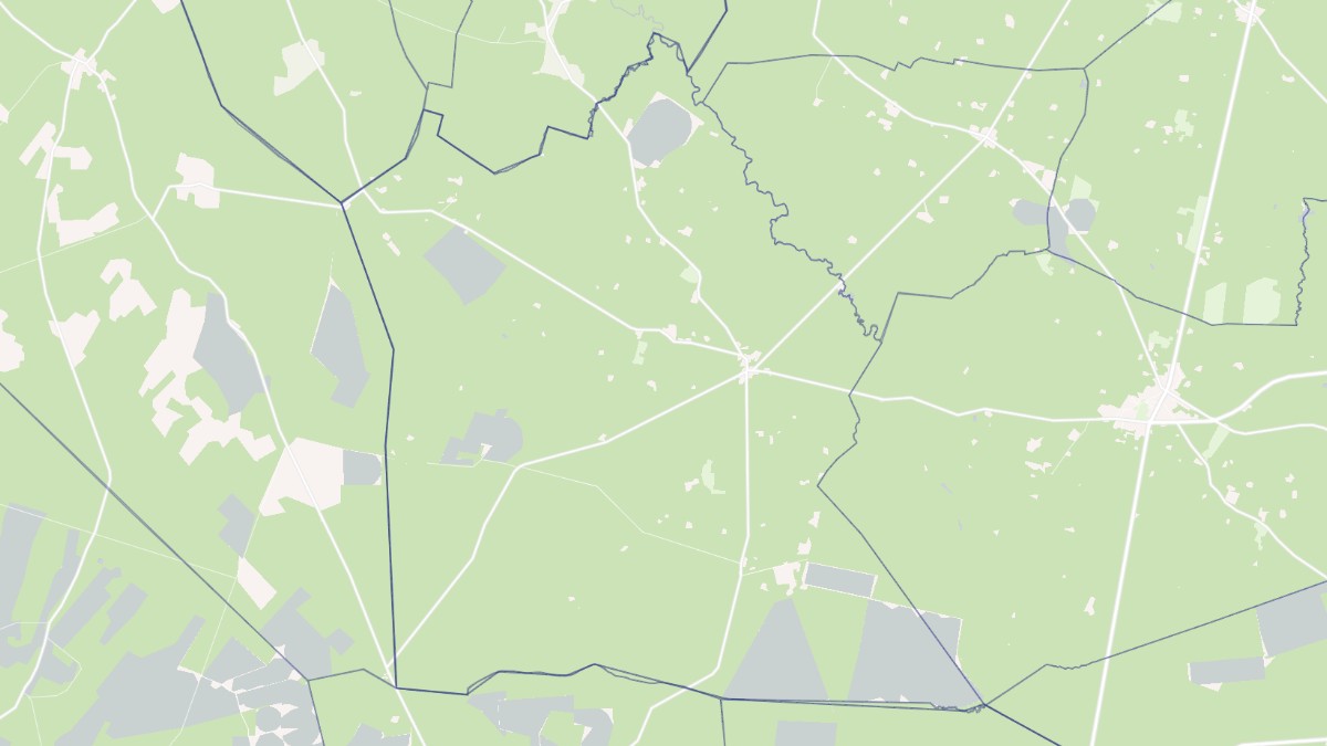 Aperçu cartographique de Allons, centré sur la commune