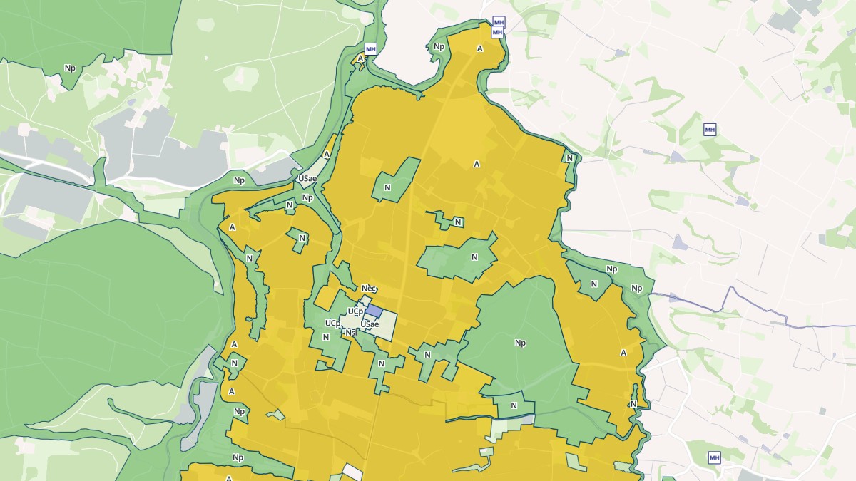 Aperçu cartographique de Andiran, centré sur la commune