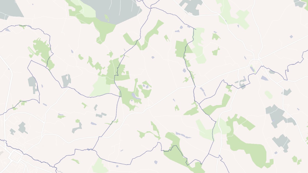 Aperçu cartographique de Bourgougnague, centré sur la commune