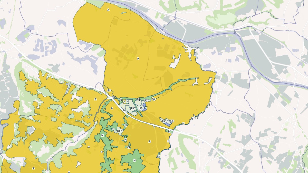 Aperçu cartographique de Caudecoste, centré sur la commune
