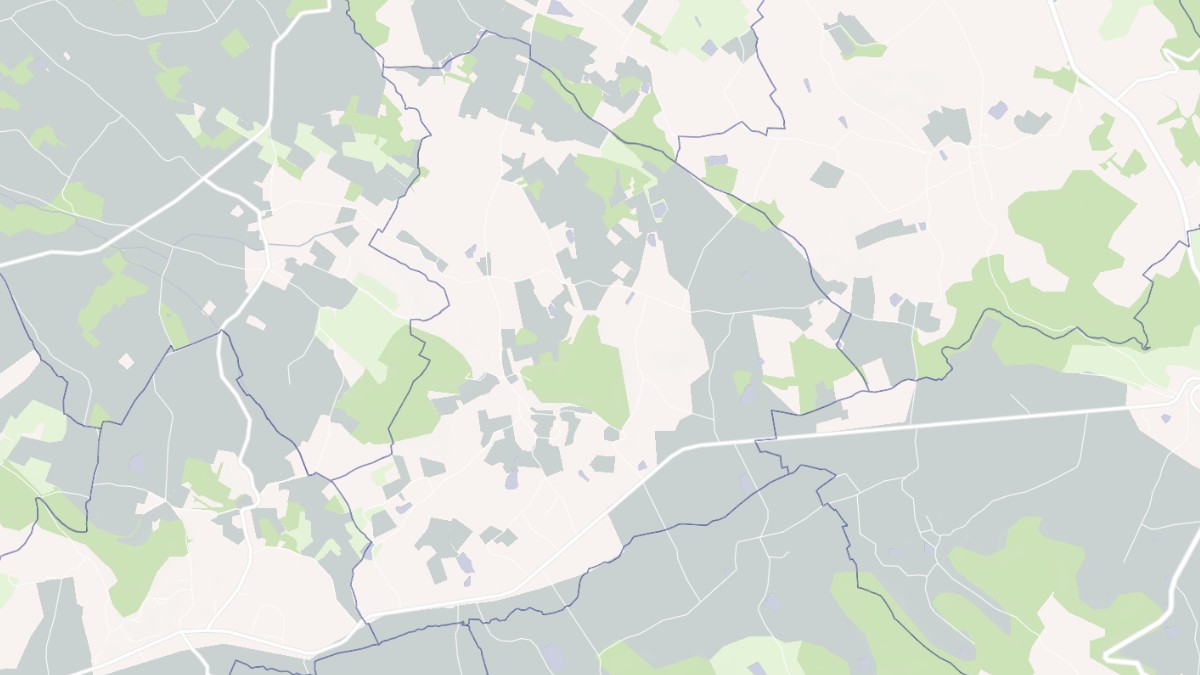 Aperçu cartographique de Cazideroque, centré sur la commune