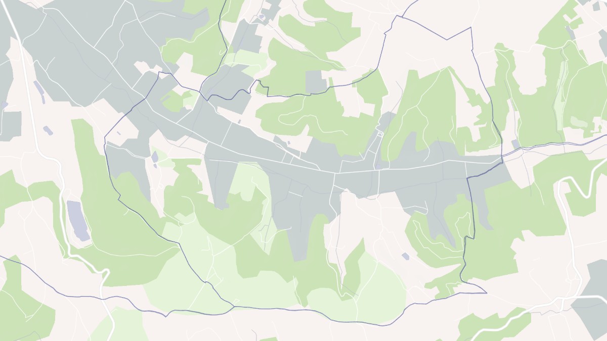 Aperçu cartographique de Courbiac, centré sur la commune