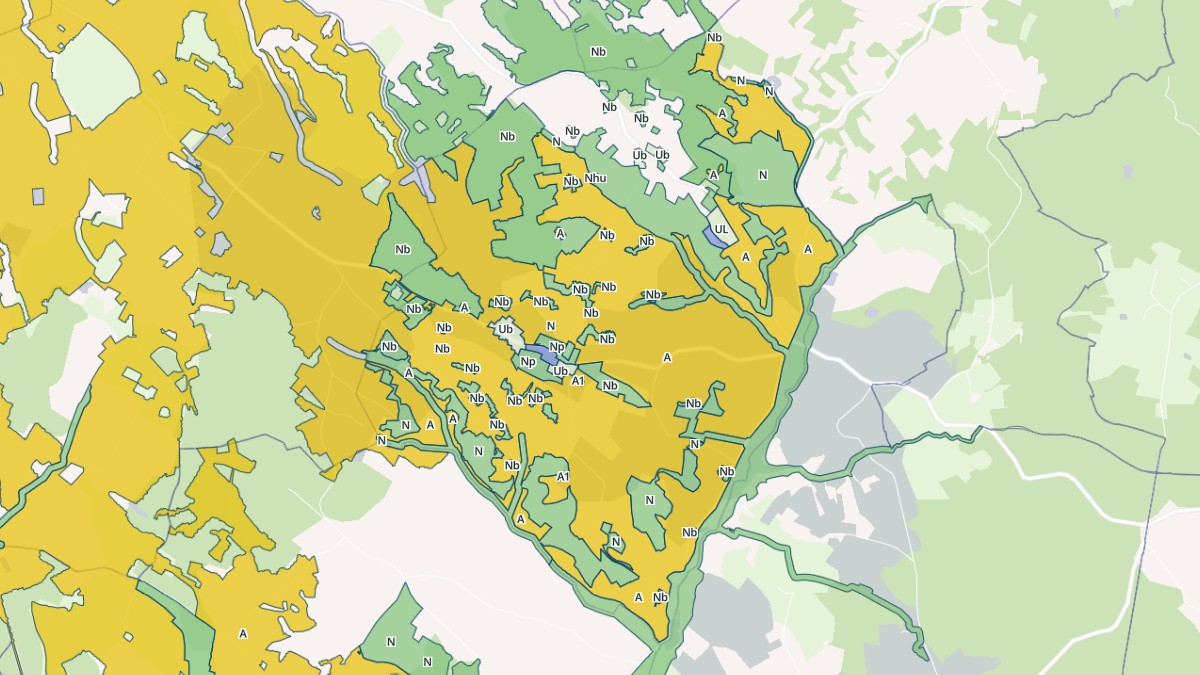 Aperçu cartographique de Dévillac, centré sur la commune