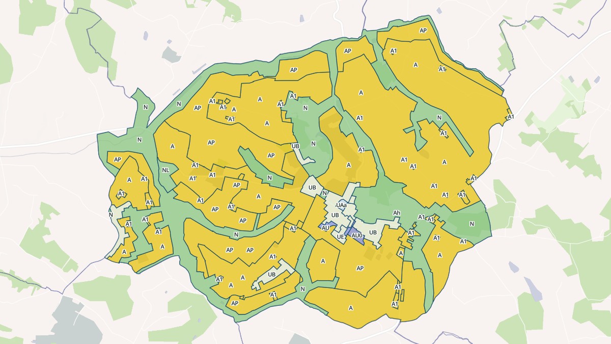 Aperçu cartographique de Escassefort, centré sur la commune