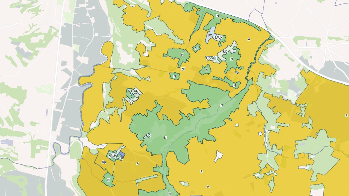 Aperçu cartographique de Fals, centré sur la commune