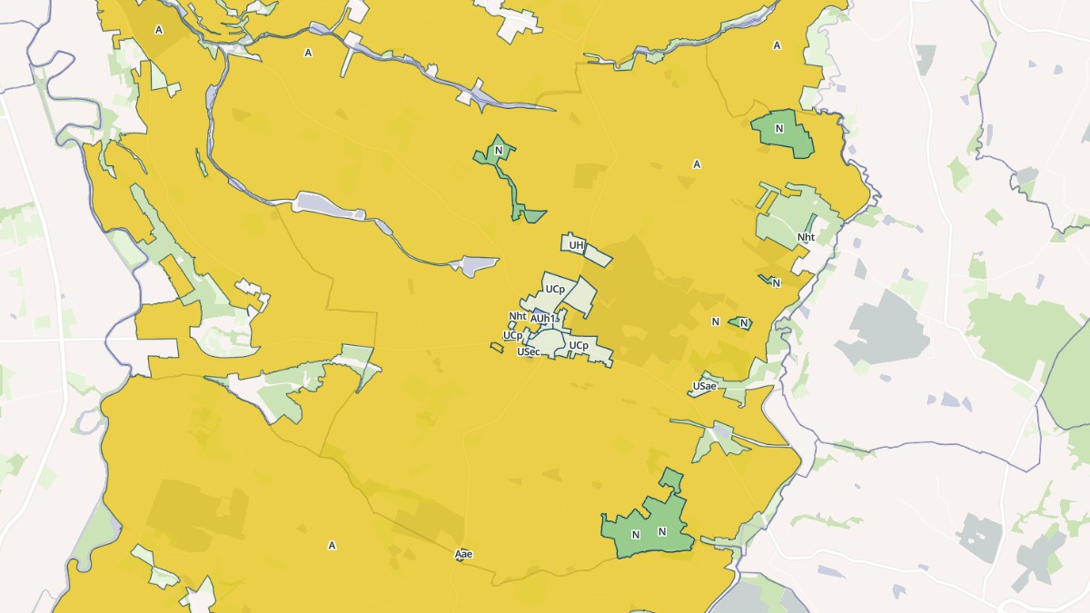 Aperçu cartographique de Francescas, centré sur la commune