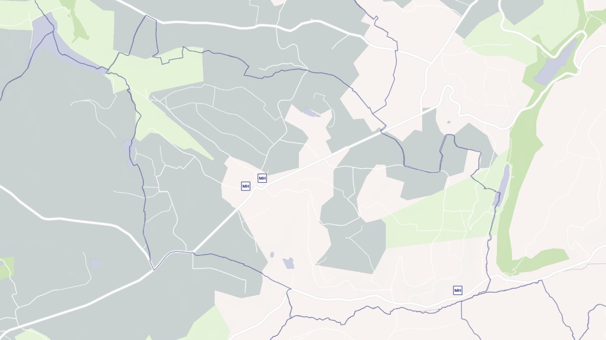 Aperçu cartographique de Frégimont, centré sur la commune