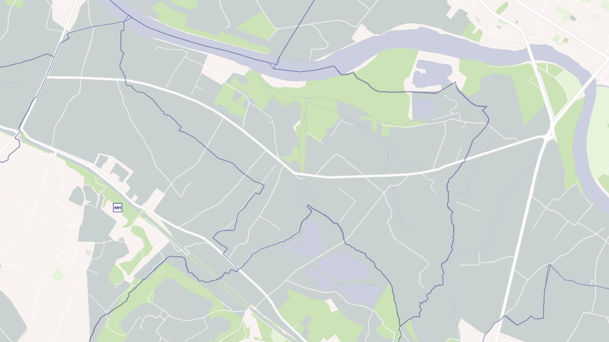Aperçu cartographique de Gaujac, centré sur la commune