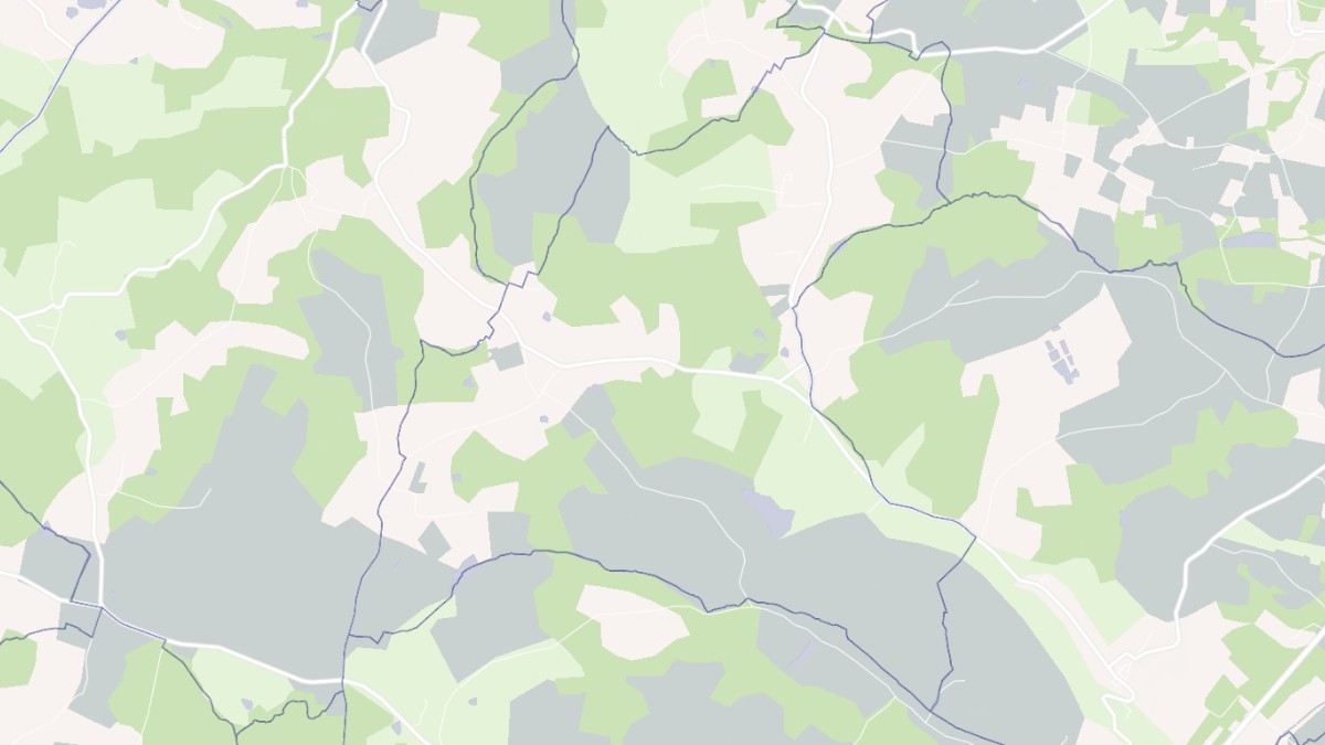 Aperçu cartographique de Guérin, centré sur la commune