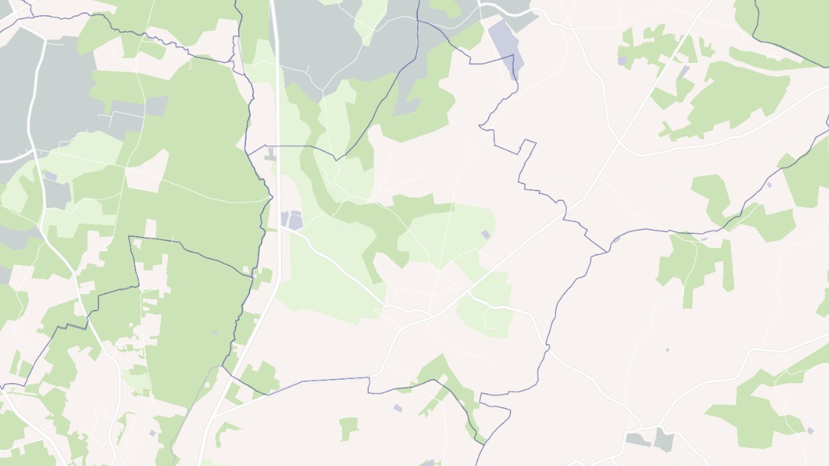 Aperçu cartographique de Labastide-Castel-Amouroux, centré sur la commune