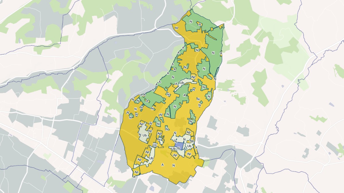 Aperçu cartographique de Lagupie, centré sur la commune