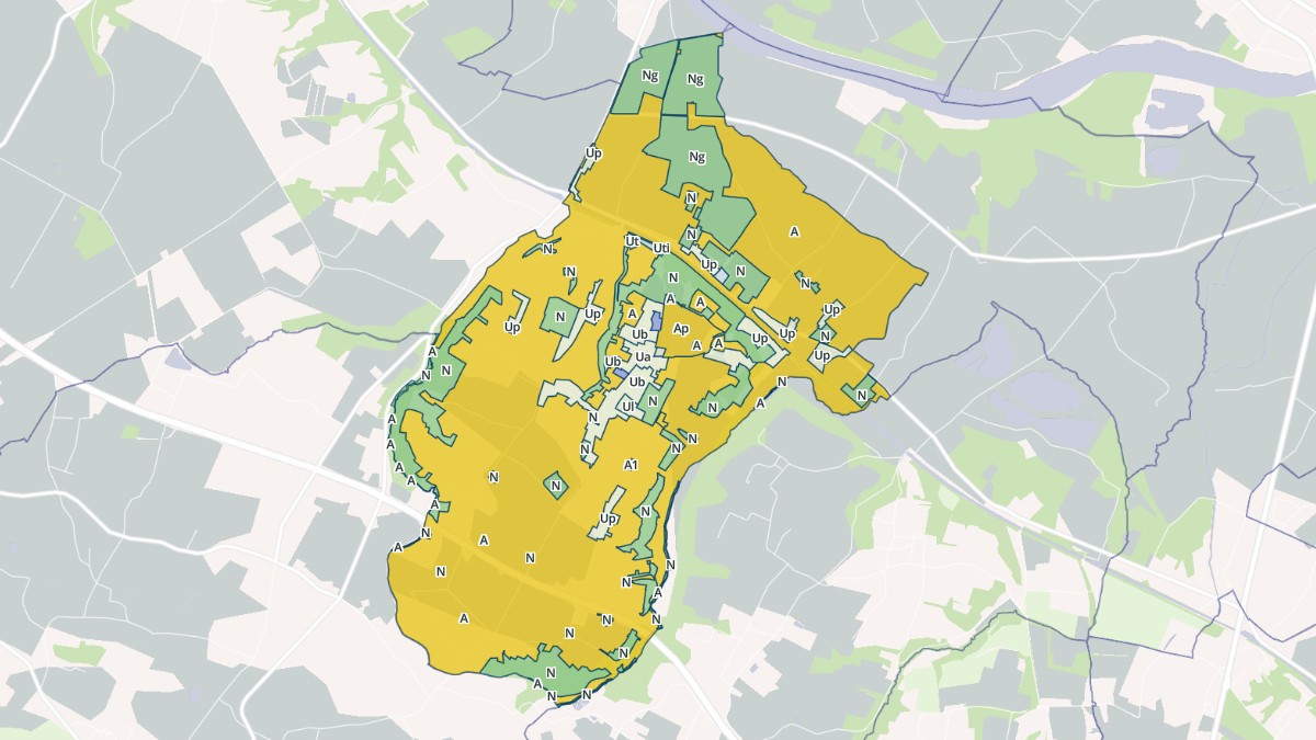 Aperçu cartographique de Marcellus, centré sur la commune
