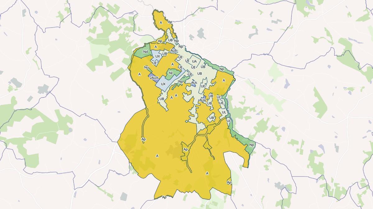 Aperçu cartographique de Miramont-de-Guyenne, centré sur la commune