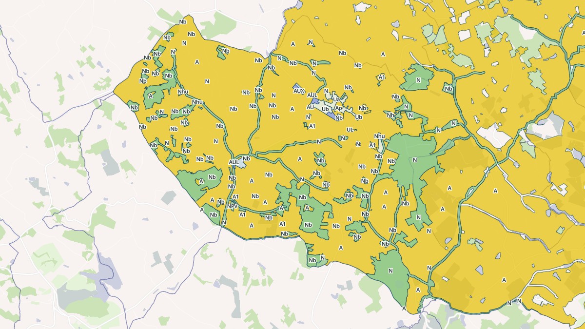 Aperçu cartographique de Monbahus, centré sur la commune