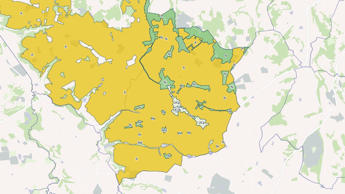 Aperçu cartographique de Moncaut, centré sur la commune