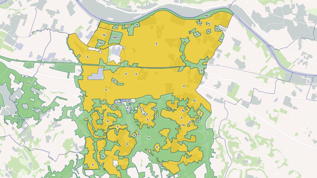 Aperçu cartographique de Montesquieu, centré sur la commune