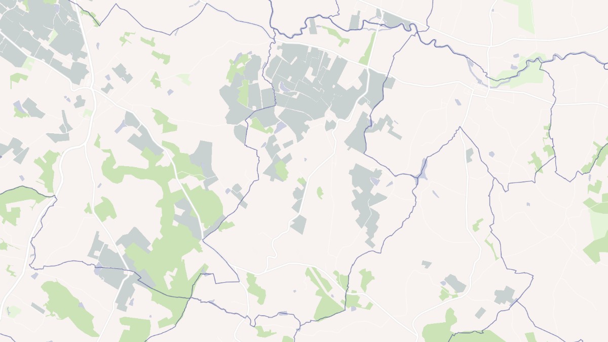 Aperçu cartographique de Monteton, centré sur la commune