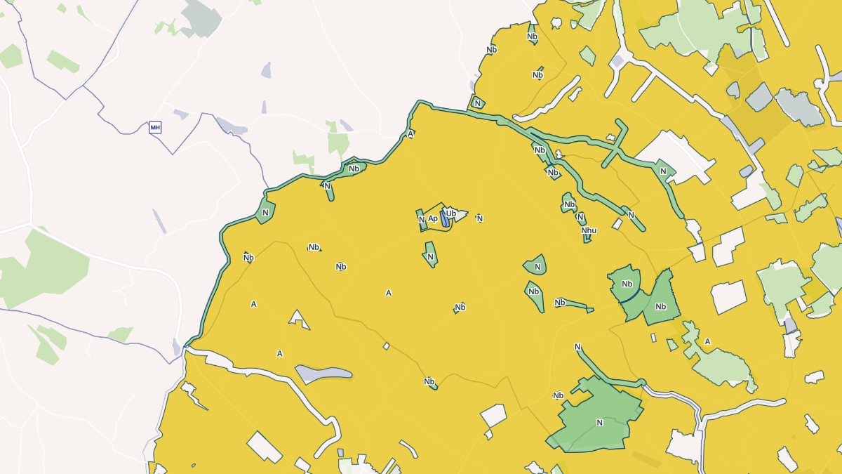 Aperçu cartographique de Monviel, centré sur la commune