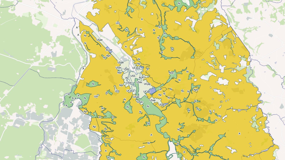 Aperçu cartographique de Nérac, centré sur la commune