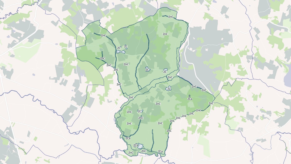 Aperçu cartographique de Pardaillan, centré sur la commune