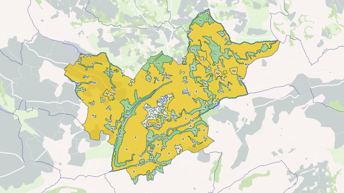 Aperçu cartographique de Prayssas, centré sur la commune