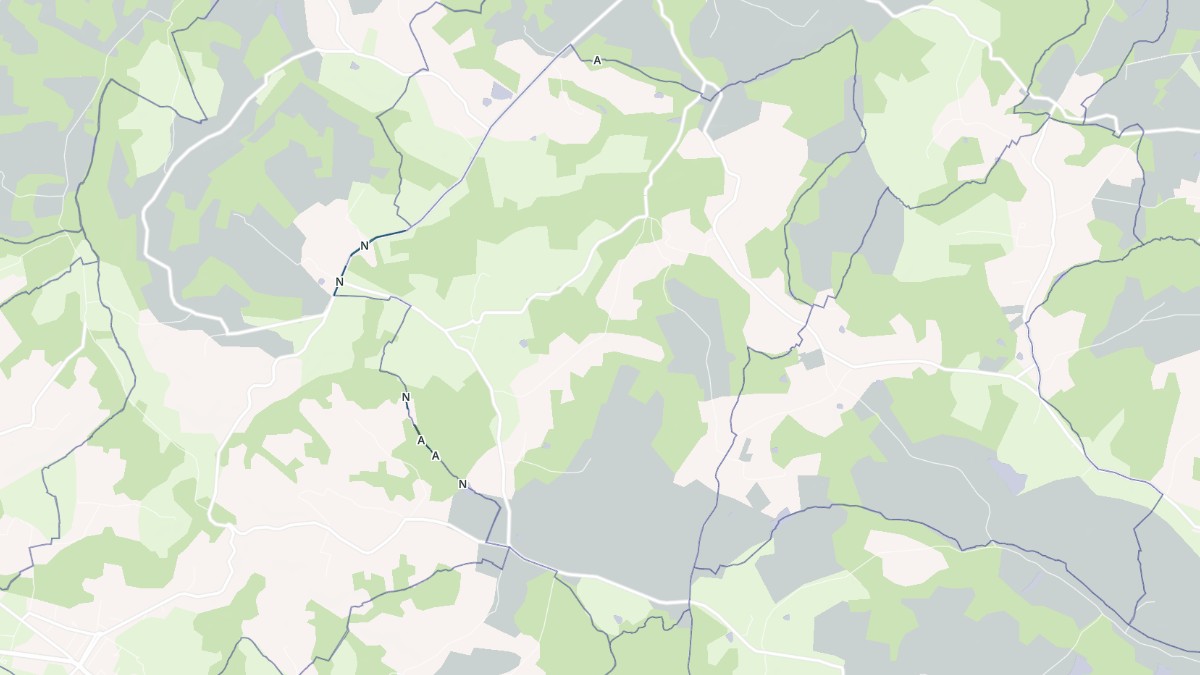 Aperçu cartographique de Romestaing, centré sur la commune