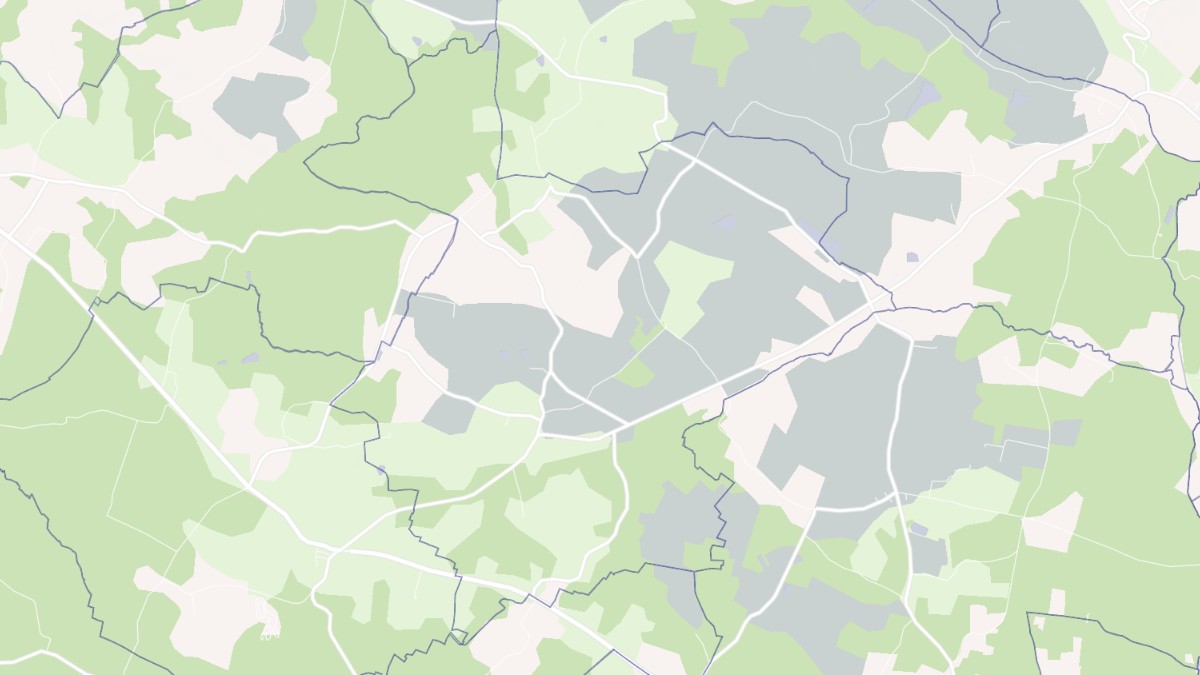 Aperçu cartographique de Ruffiac, centré sur la commune