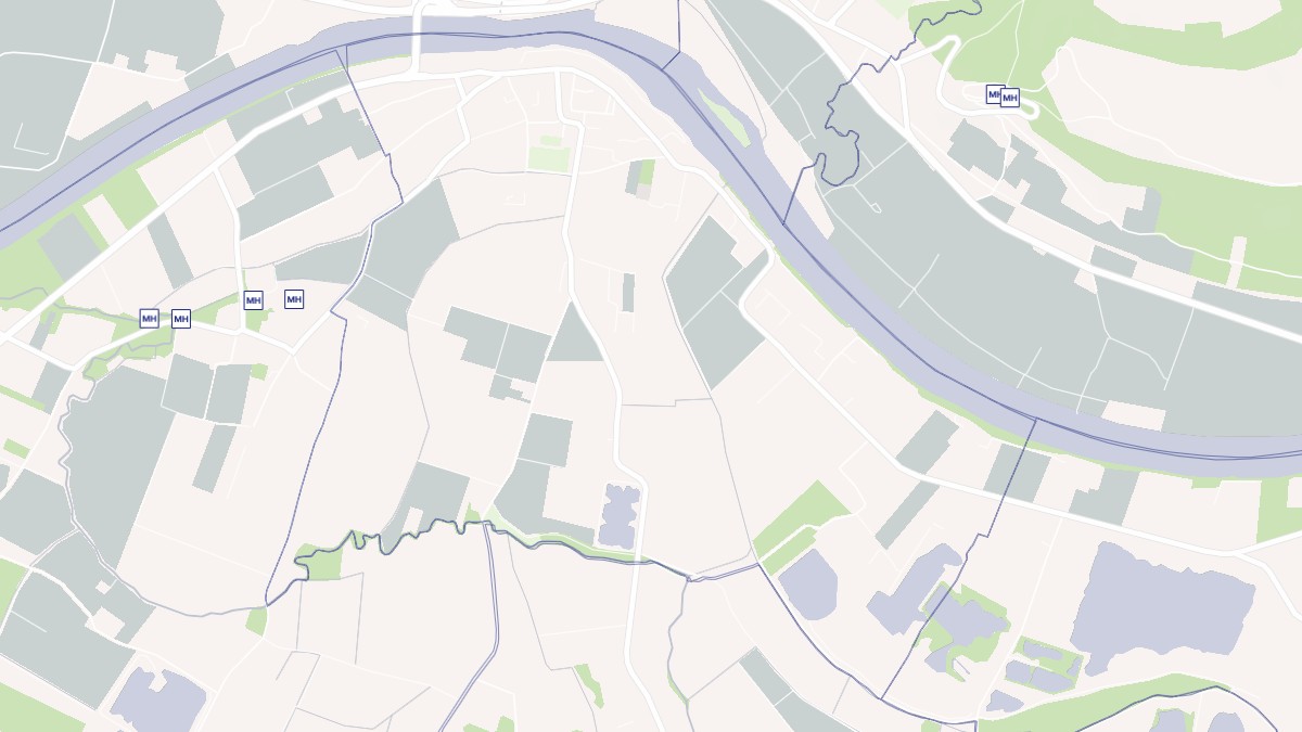 Aperçu cartographique de Saint-Laurent, centré sur la commune