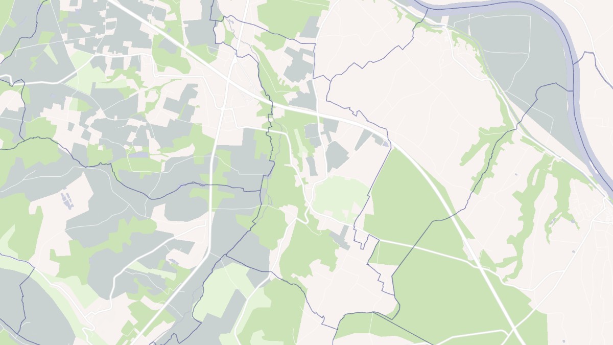 Aperçu cartographique de Sainte-Marthe, centré sur la commune