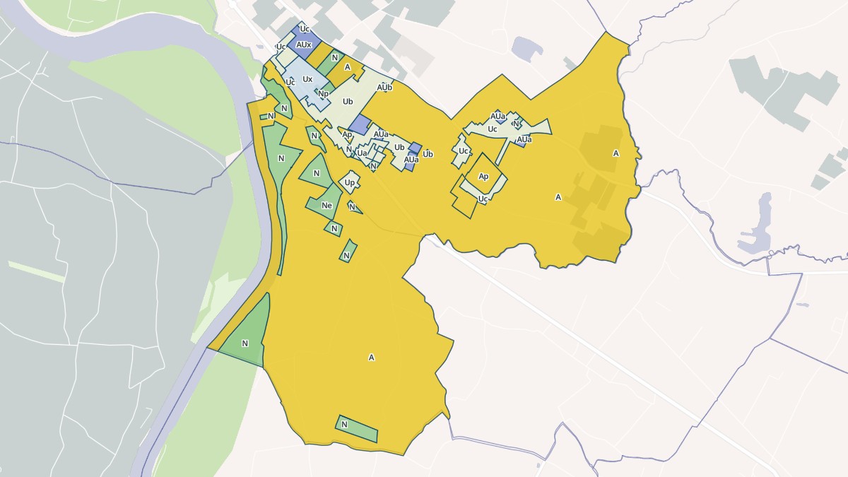 Aperçu cartographique de Saint-Pardoux-du-Breuil, centré sur la commune