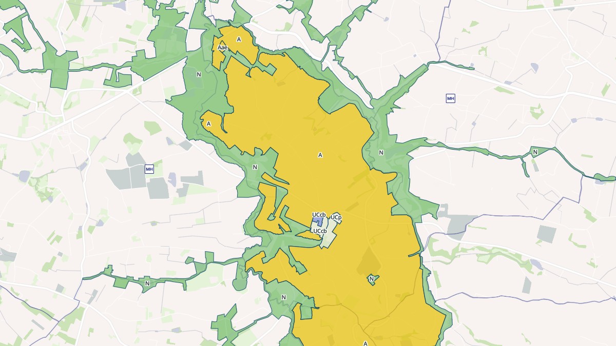 Aperçu cartographique de Saumont, centré sur la commune