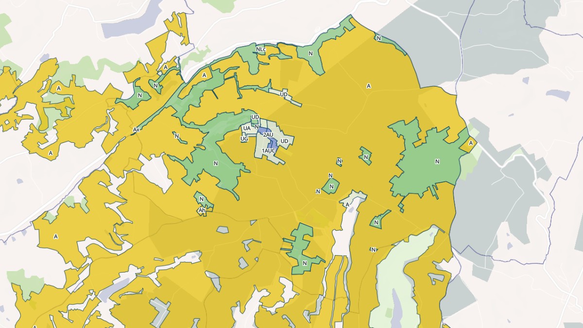 Aperçu cartographique de Sauvagnas, centré sur la commune