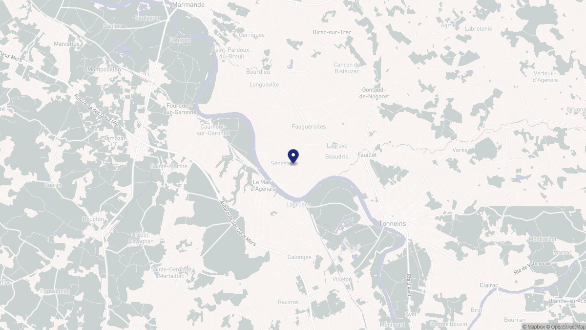 Aperçu cartographique de Sénestis, centré sur la commune