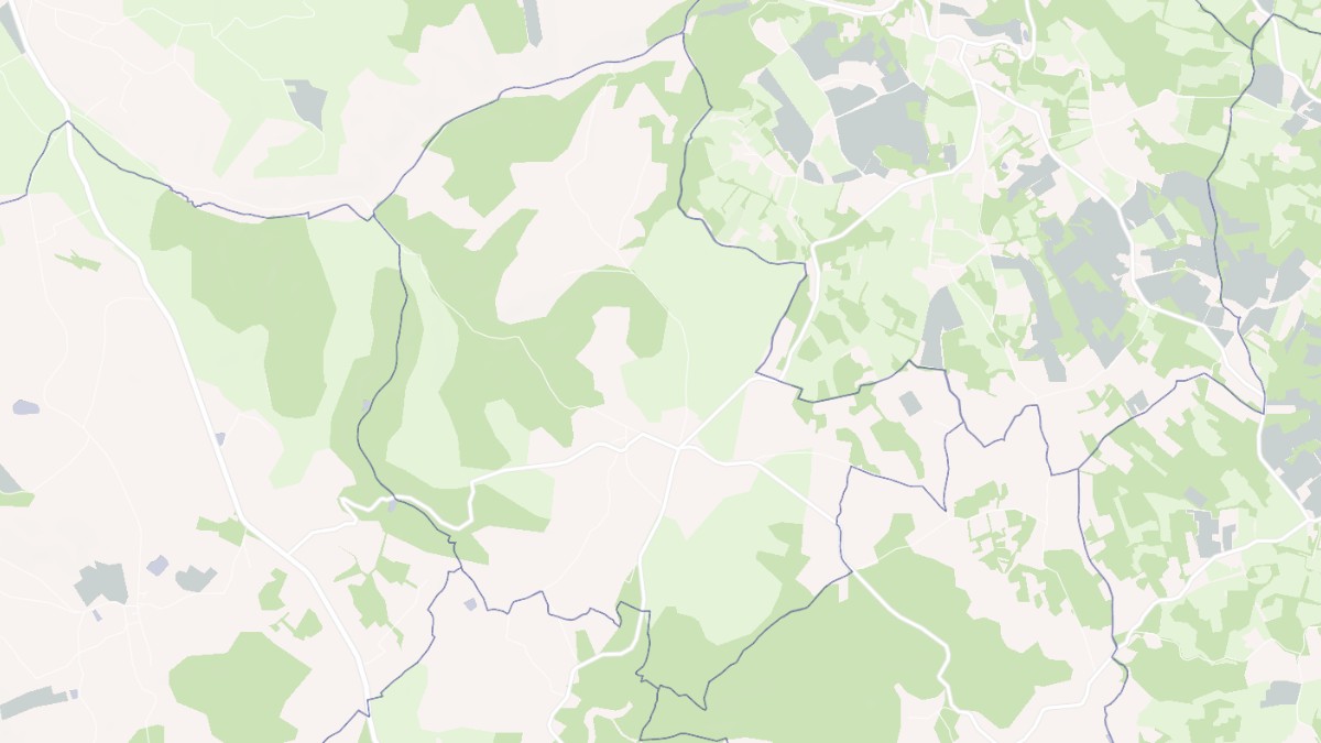 Aperçu cartographique de Thézac, centré sur la commune