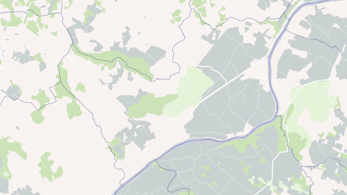 Aperçu cartographique de Trentels, centré sur la commune