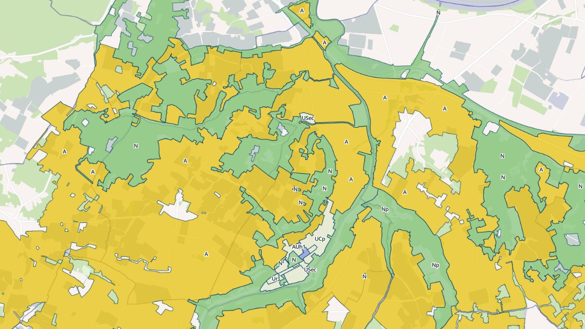 Aperçu cartographique de Vianne, centré sur la commune