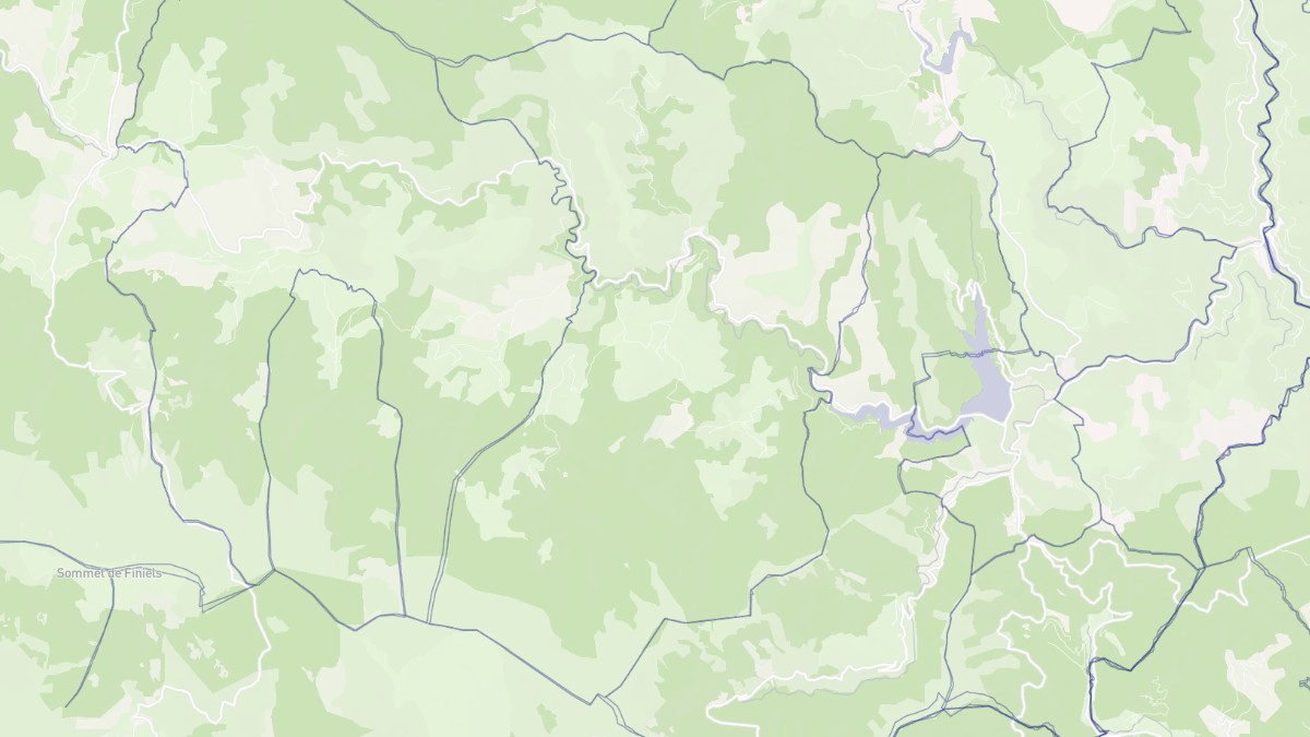 Aperçu cartographique de Altier, centré sur la commune