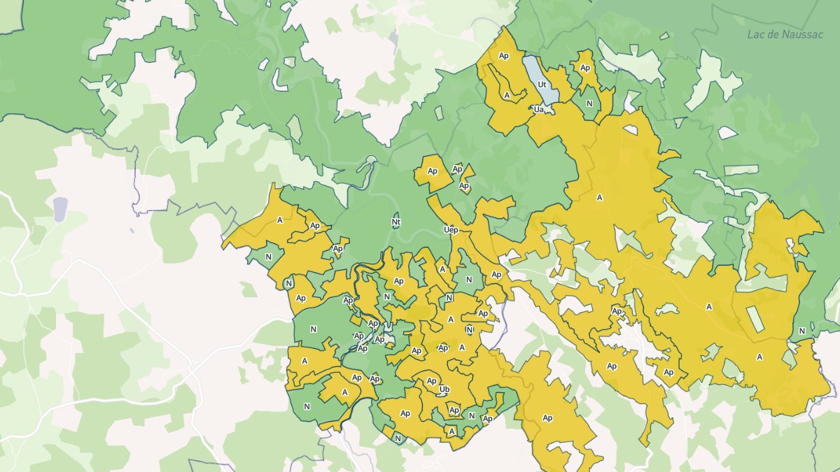 Aperçu cartographique de Chastanier, centré sur la commune