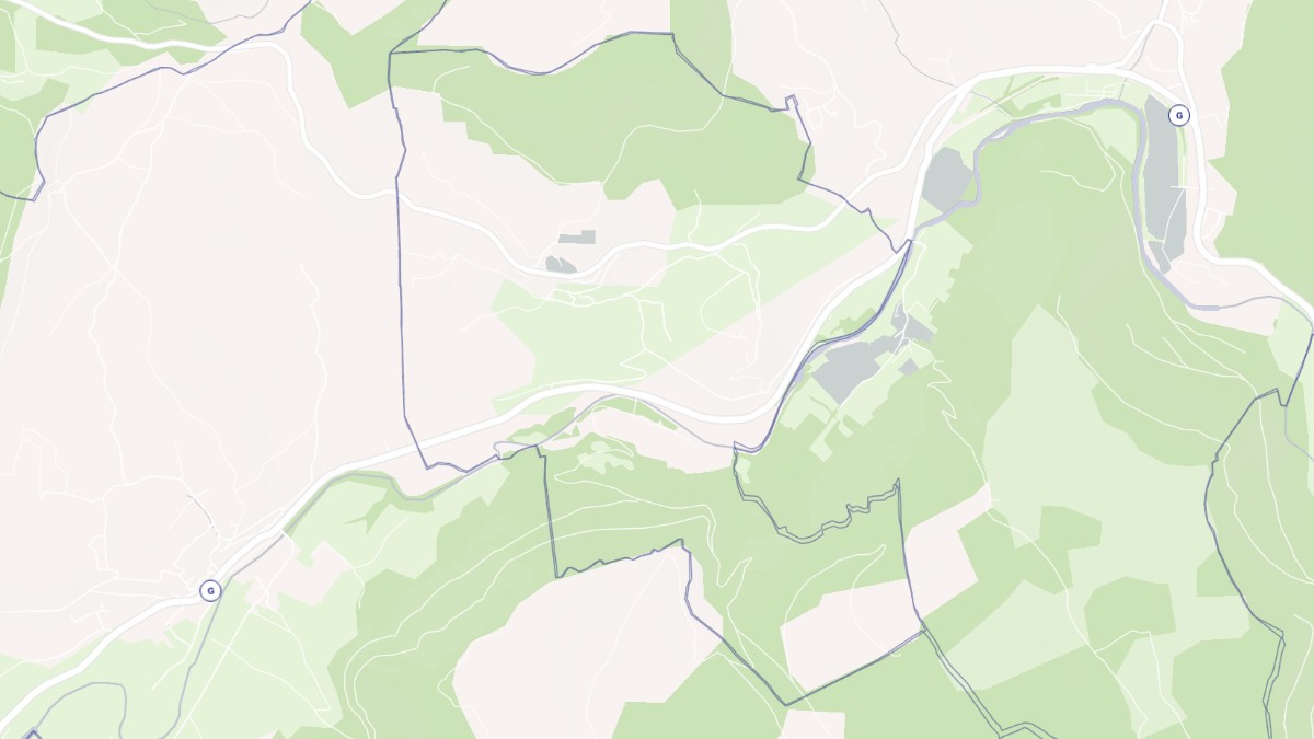 Aperçu cartographique de Cultures, centré sur la commune