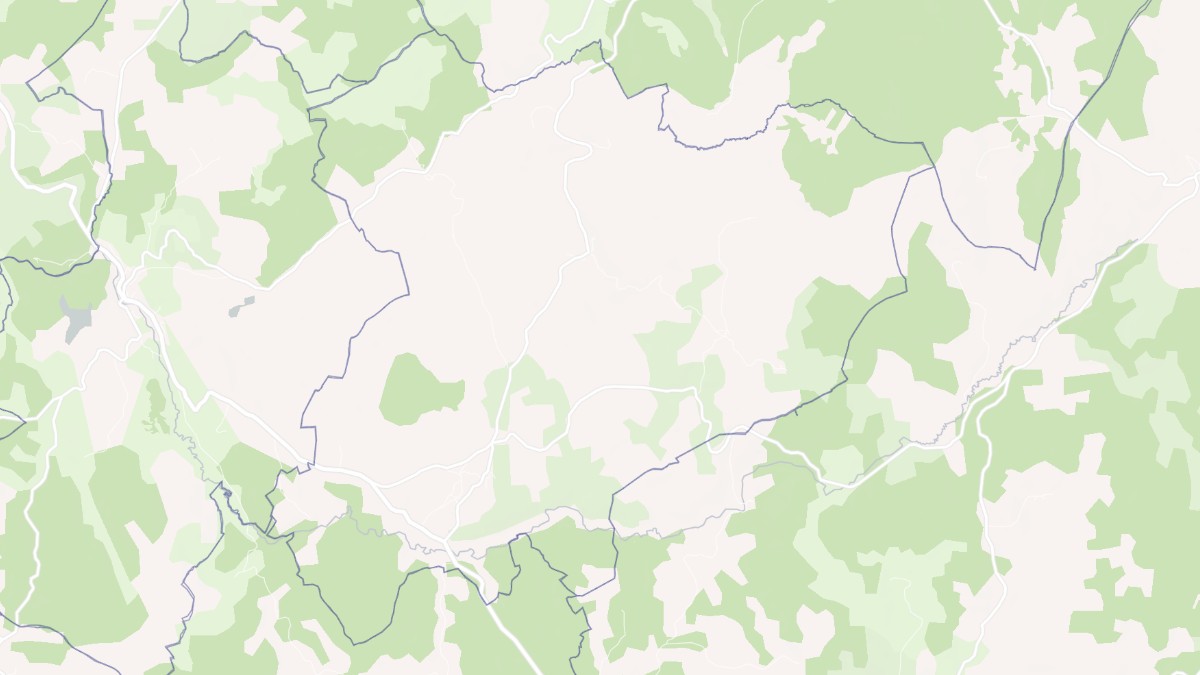 Aperçu cartographique de Les Laubies, centré sur la commune